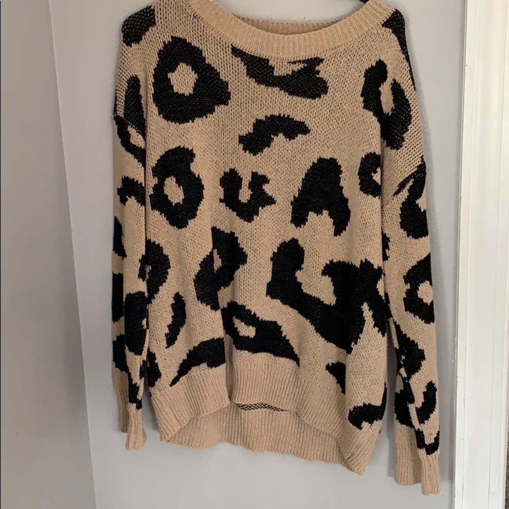 Leopard Print Sweater